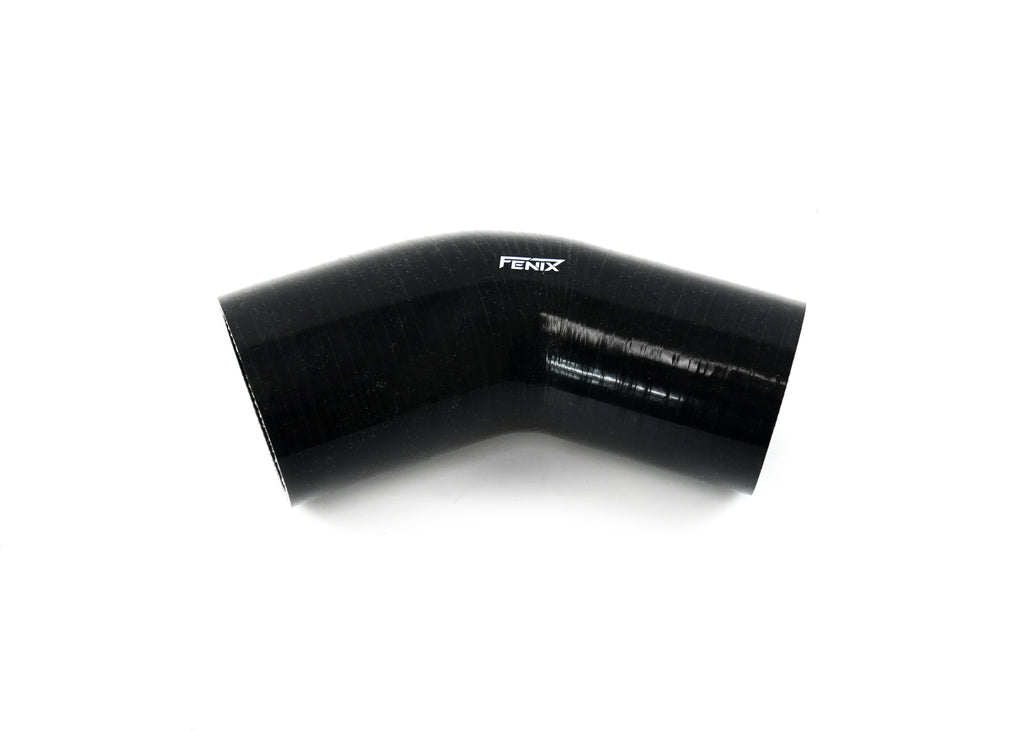 2.5" - 2.75" / 63mm - 70mm Silicone Hose Elbow Reducer - 45°