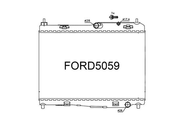 Premium Radiator For FORD FIESTA WS WT 1.4L Premium Radiator For FORD FIESTA WS WT 1.4L