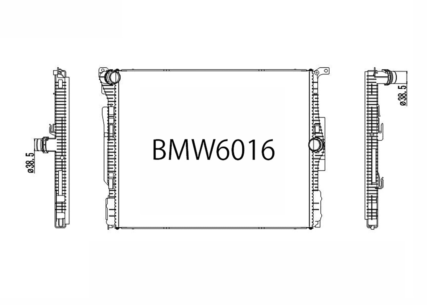 BMW F20 / F22 / F23 / F30 / F31 / F34 / F32 / F33 / F36 Radiator ...