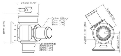 Turbosmart Kompact Dual Port BOV - Blow Off Valve [34mm]