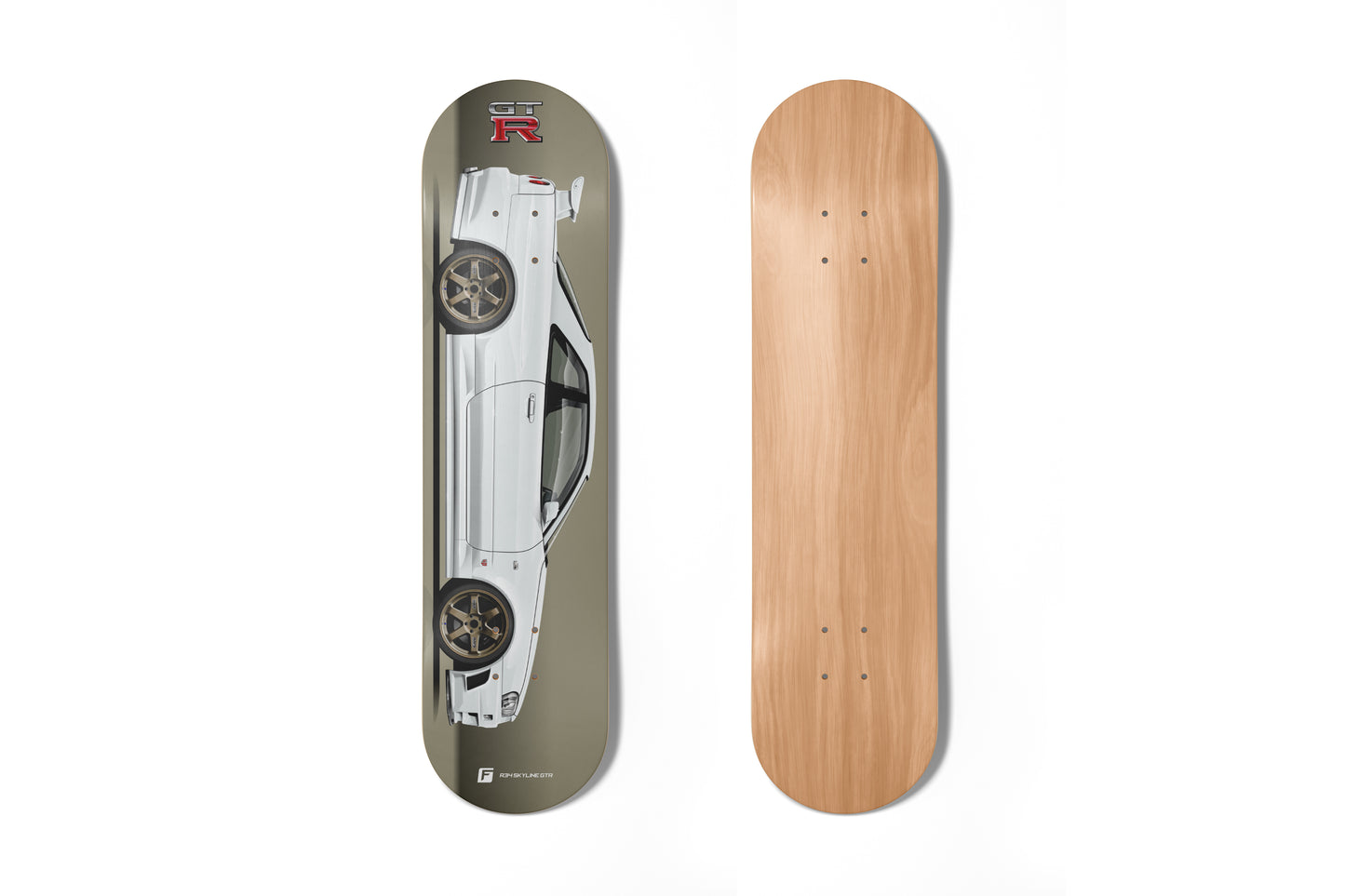 The Radshop R34 Skyline GTR - Skate Deck