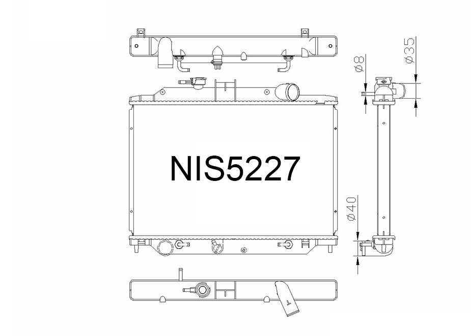 Nissan Caravan / Urvan E25 3.0L Diesel 2001-2012 [35mm Lower Pipe]