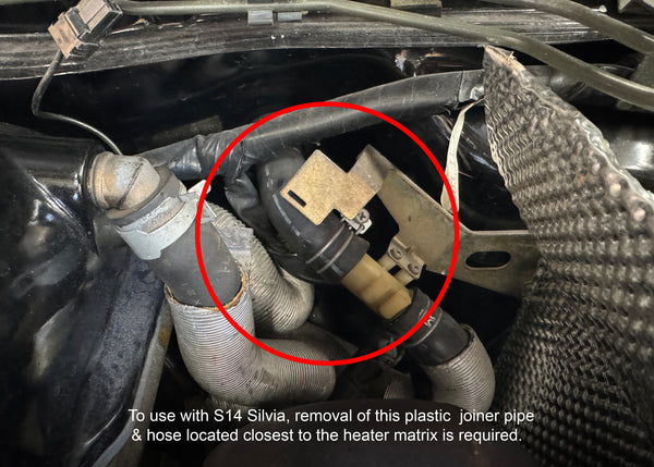 Nissan Silvia / 200SX S14 & S15 SR20DET/DE Silicone Heater Hose Kit [RHD]