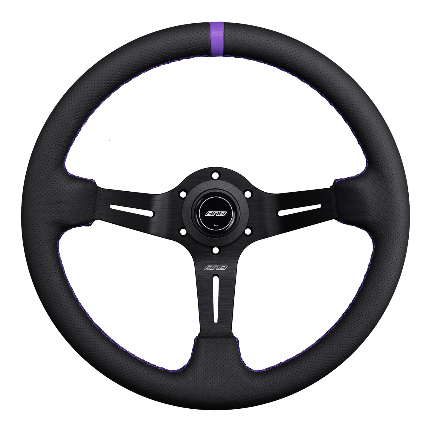 DND Perforated Leather Race Steering Wheel - 75mm