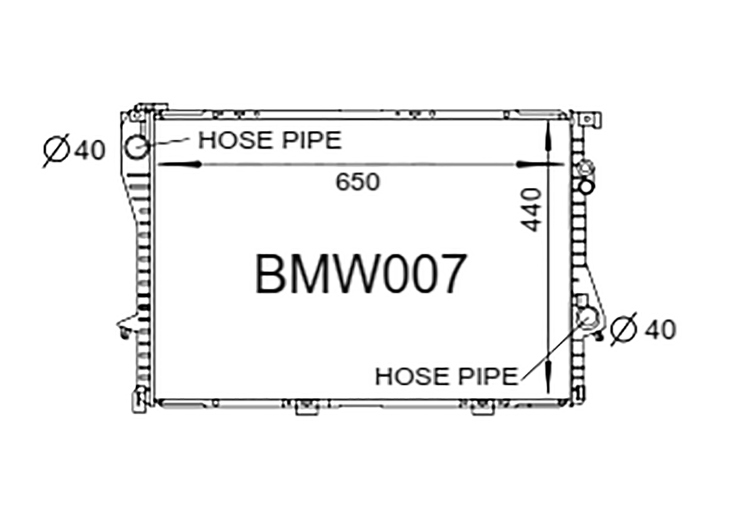 BMW 5 Series E39 & 7 Series E38 1994-1998 [Non Clip-on]
