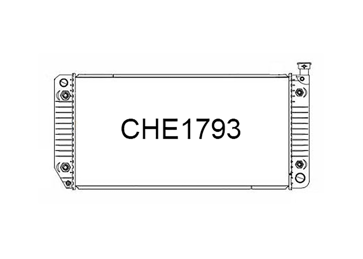 Chevrolet Silverado & Suburban 1988-1999 [Tall Core] Radiator – Fenix ...