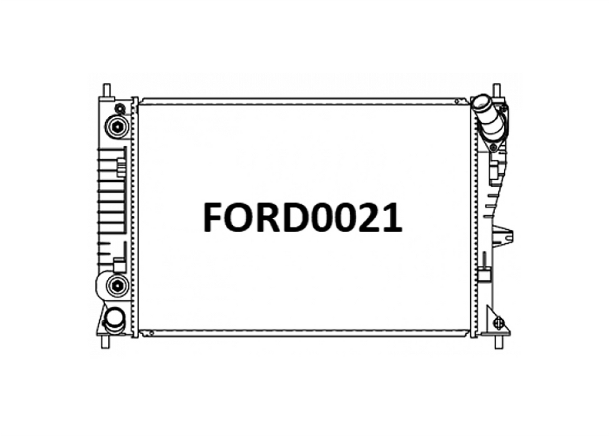 Fg Falcon Radiator Ford Falcon FG X 5.0L V8 Petrol & Territory SZ 2.7L Diesel 2011-2016 ...