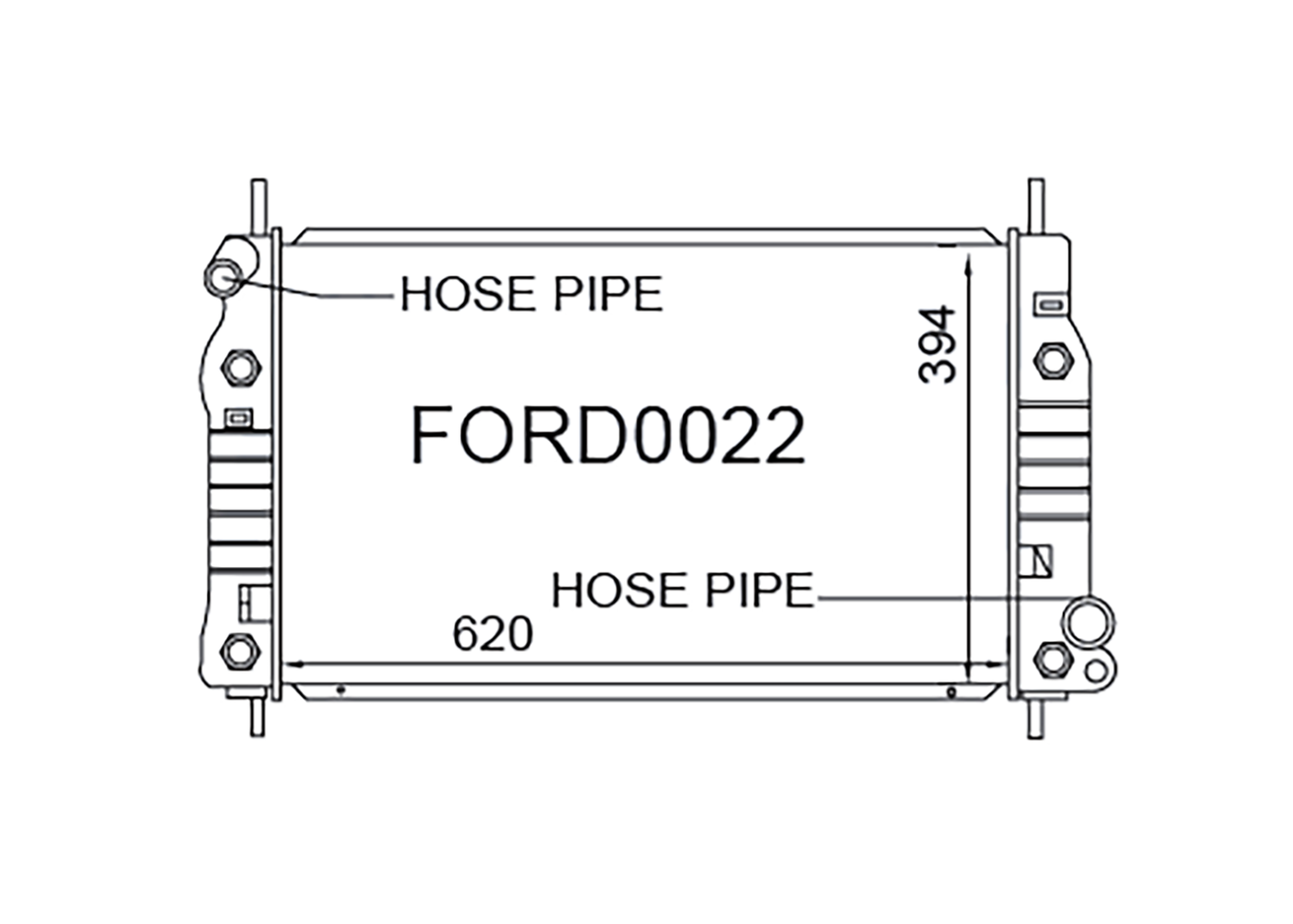 Ford Mondeo FD & GD 2.0L Petrol 1992-2000 [Twin Cooler]
