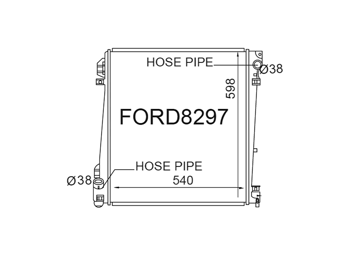 Ford Explorer U152 V6 & V8 2002-2005 Radiator | Fenix Radiators – Fenix ...