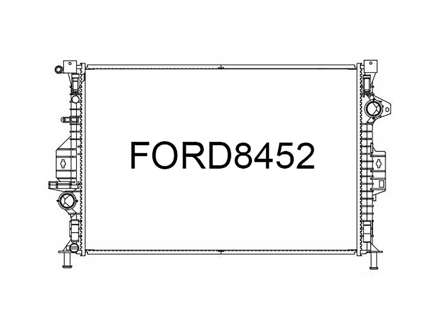 Ford Kuga C520 1.6L Petrol 2012-2019 Radiator | Fenix Radiators – Fenix ...