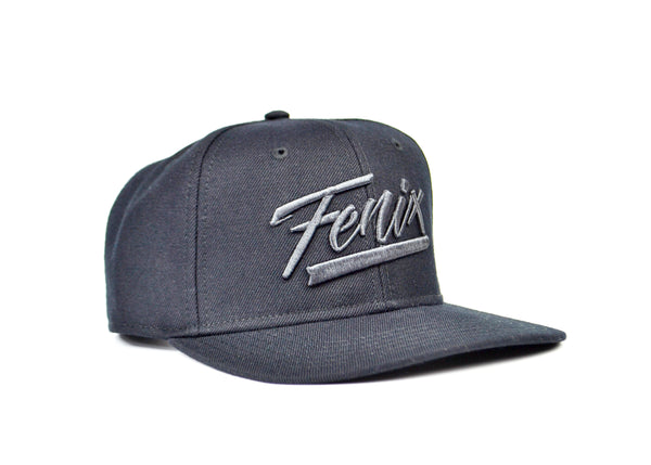 Fenix Script Snapback - Black