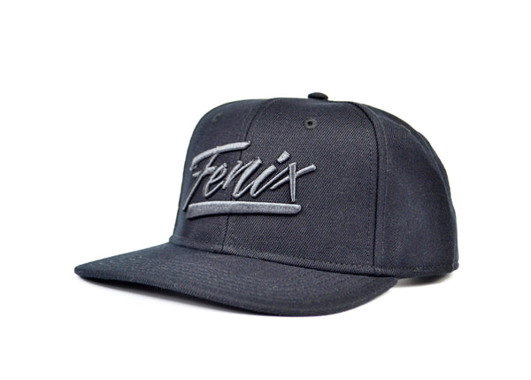Fenix Script Snapback - Black