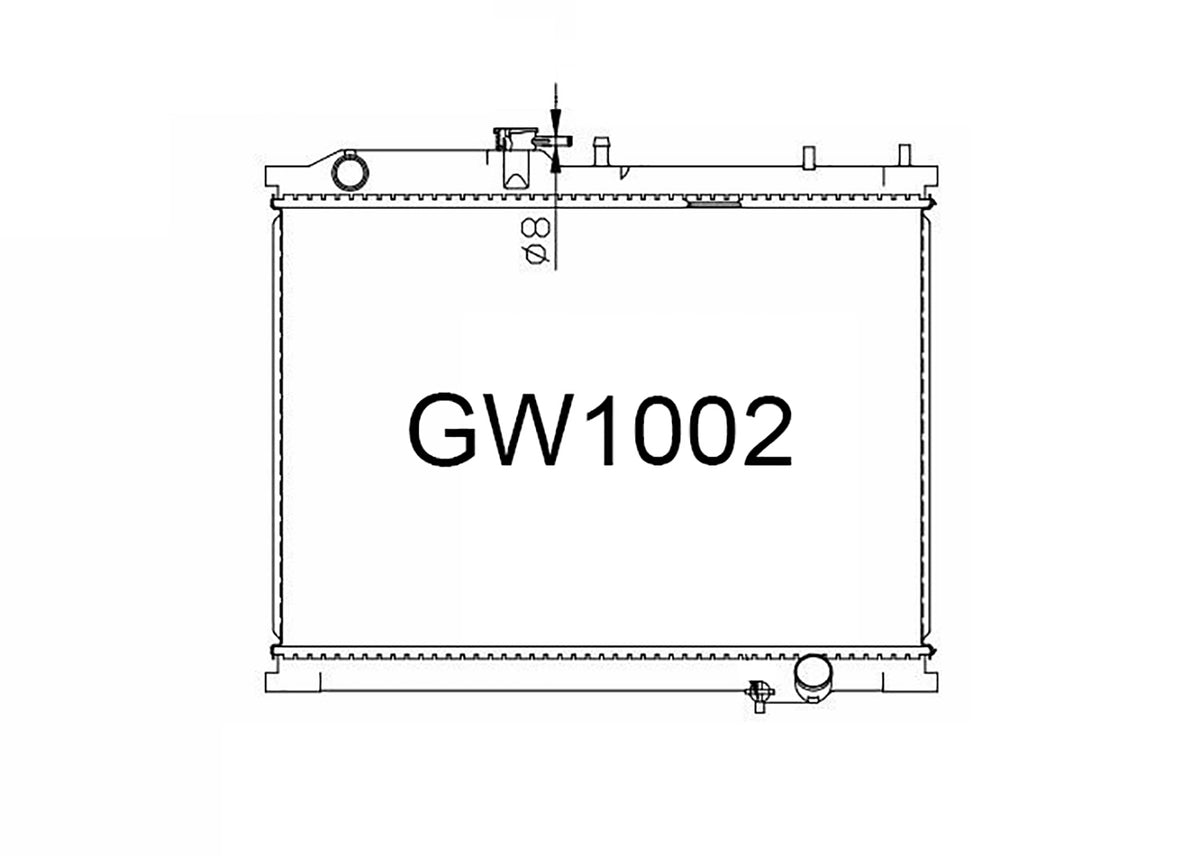 Great Wall / GWM V240 / Steed 2.4L Petrol 2014-2021 [Angled Lower Pipe]