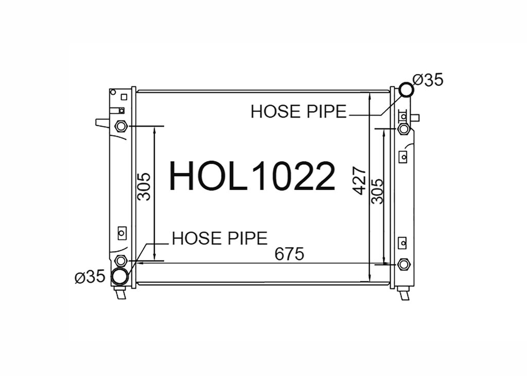 Holden Commodore Radiator 1997 2003 Fenix Radiators