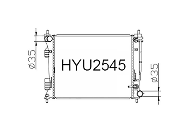 Hyundai Veloster FS 1.6L Turbo 2011-2018 Radiator | Fenix Radiators