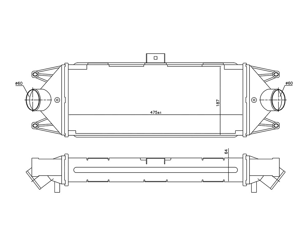 Iveco Daily 2006-2011 Intercooler – Fenix Radiators