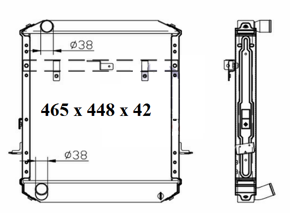 Isuzu 4HF1 [TRUCK] – Fenix Radiators