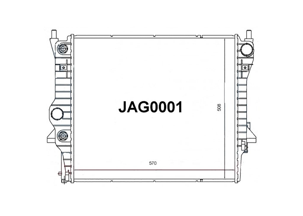 Jaguar S-Type / XF [X250] / XJ [X350] 2000-2015 [Narrow]
