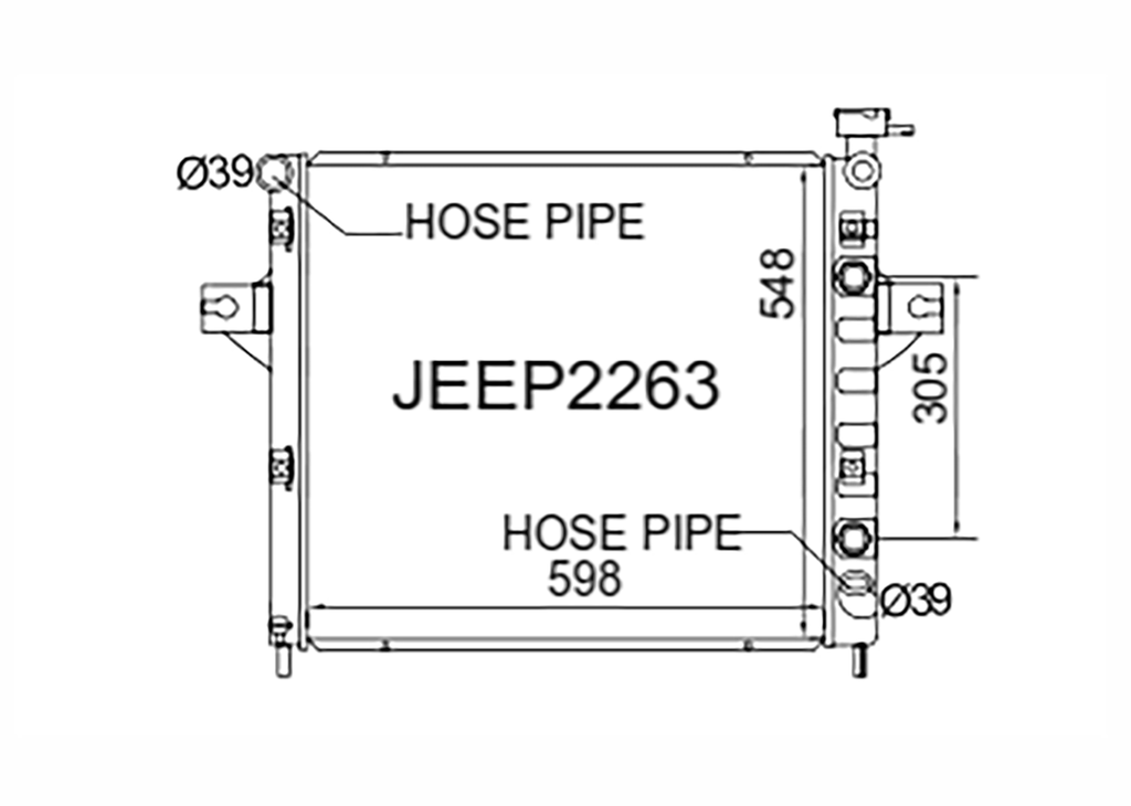 Jeep Grand Cherokee WJ 4.7L V8 Perol 1999-2000 [Tall]