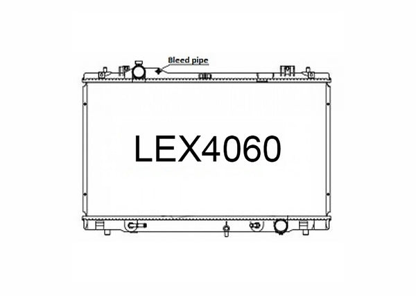 Lexus GS 460 URS190 4.6L V8 2008-2011 Radiator | Fenix Radiators