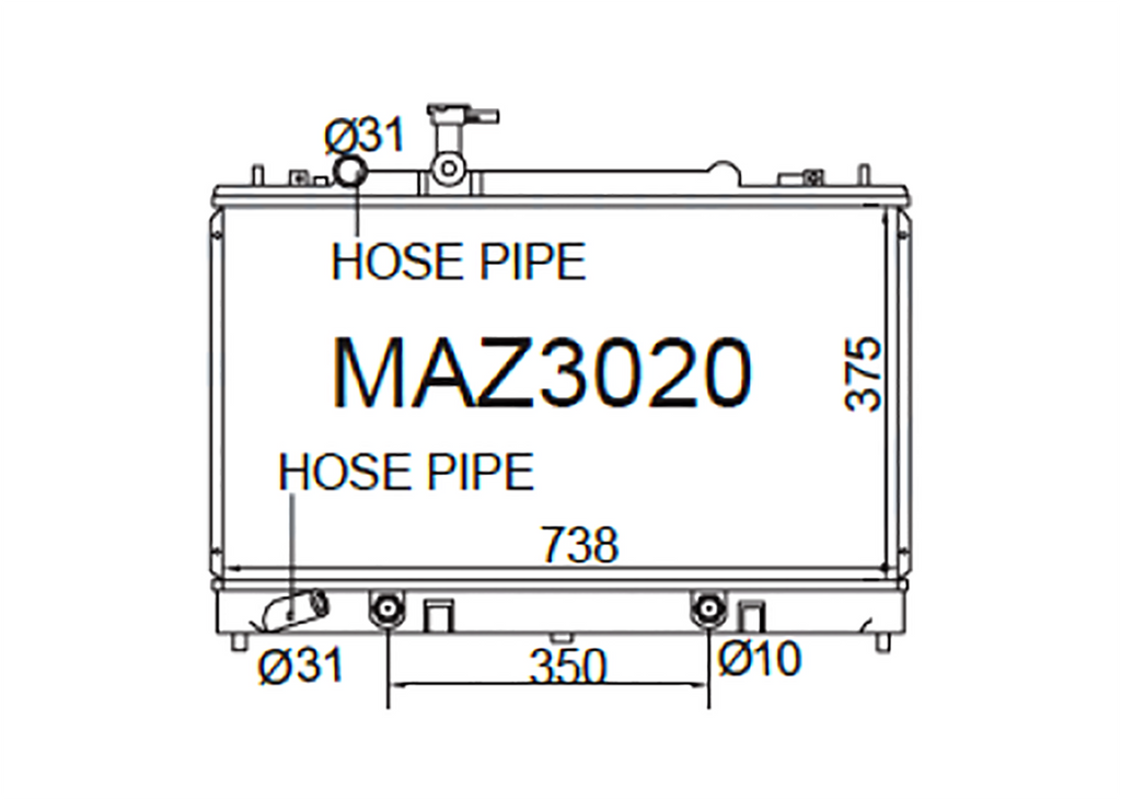 Mazda 6 / Atenza [GG] 4Cyl Petrol 2002-2008 [No Bleed Pipe]