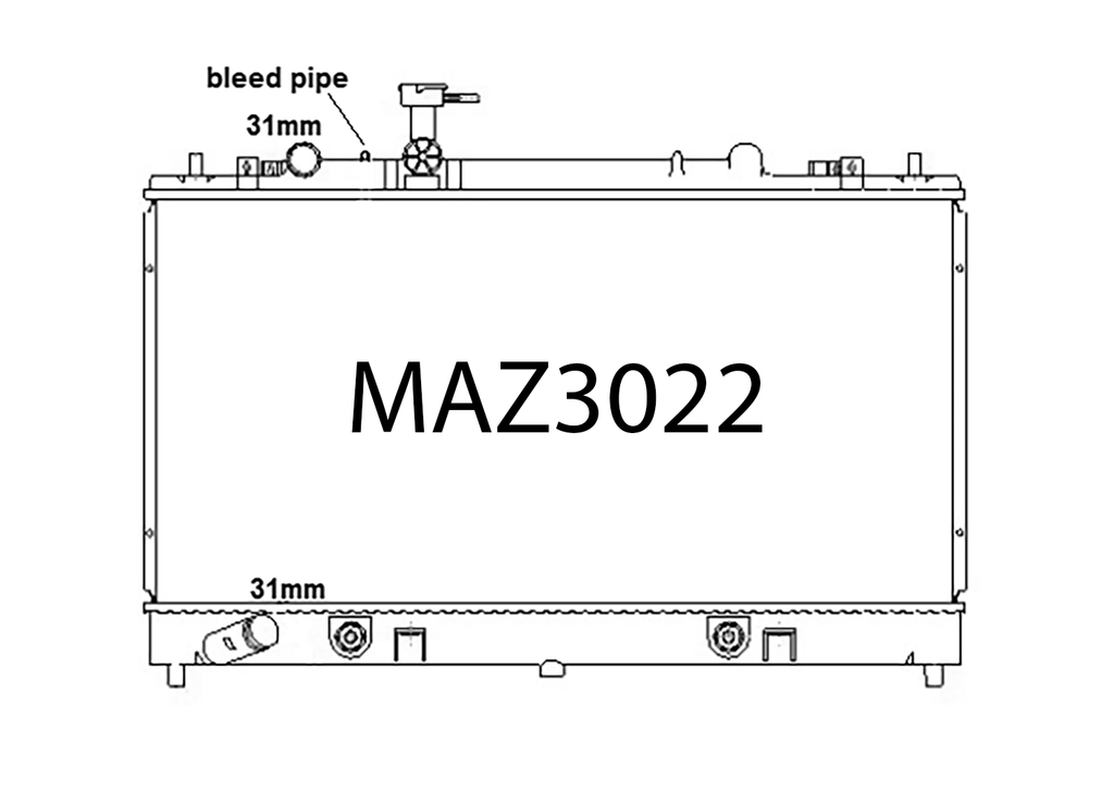 Mazda 6 / Atenza [GG] 4Cyl Petrol 2002-2011 [With Bleed Pipe]