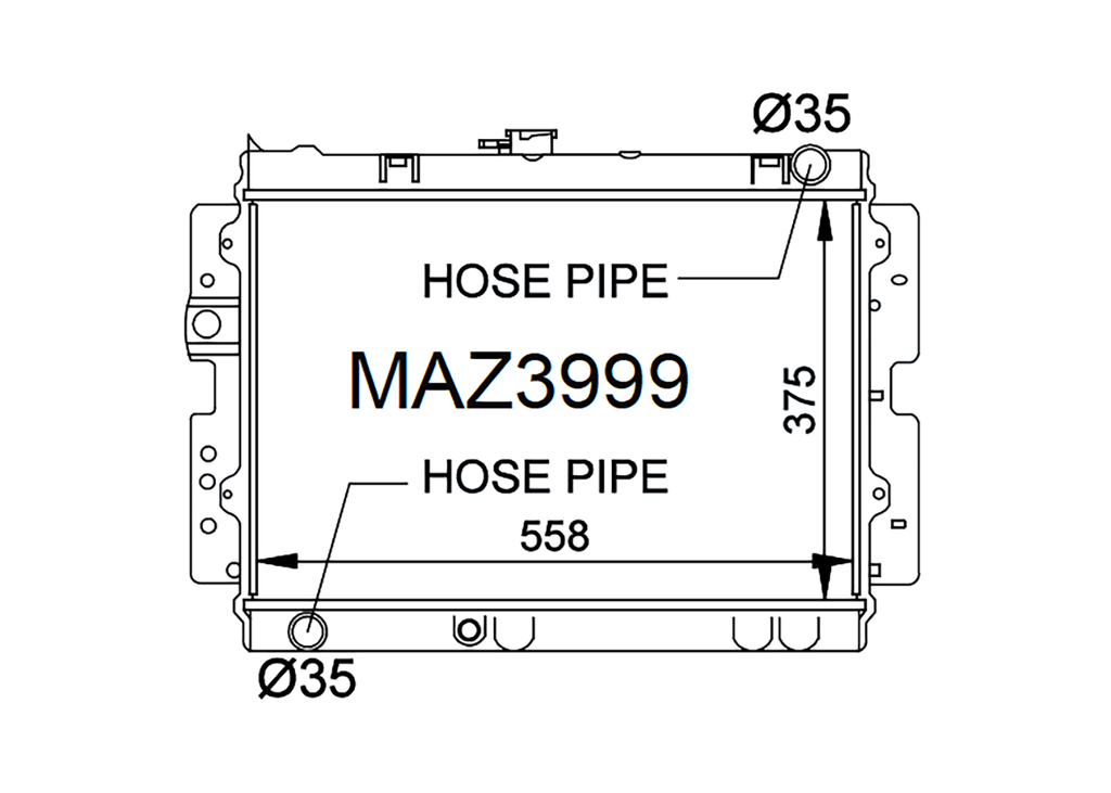 Ford Courier 4Cyl Petrol 1985-1993 [Short Core]