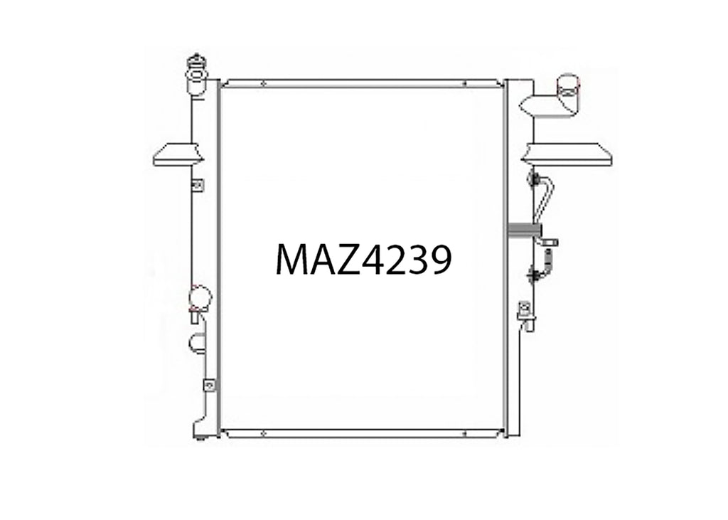 Ford Econovan 2.5L 4Cyl Diesel 1997-2003 Radiator | Fenix Radiators