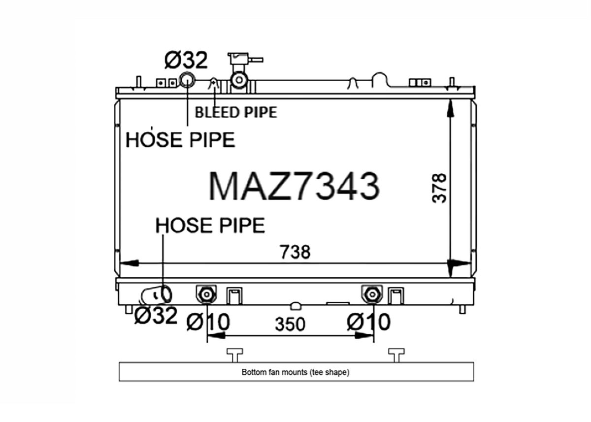 Mazda 6 / Atenza GG 1.8L & 2.0L / GH 2.0L 2005-2012 [With Bleed Pipe]