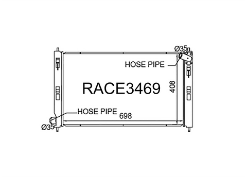 Mitsubishi Lancer Evo X 4B11T 2007-2016 | Performance Radiator
