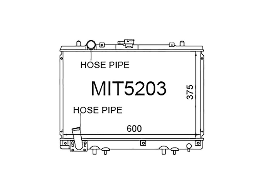Mitsubishi Triton / L200 MK 3.0L Petrol 1996-2006 [Angled Pipe]