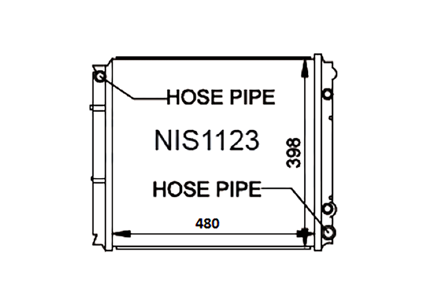 Nissan Vanette / Nomad C22 & Caravan / Urvan E24 1985-2001 Radiator ...