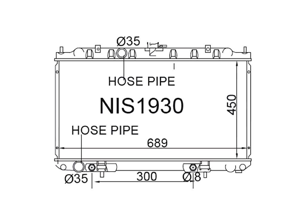Nissan Serena C24 / NV200 M20 / X-Trail T30 1999-2007 [26mm]