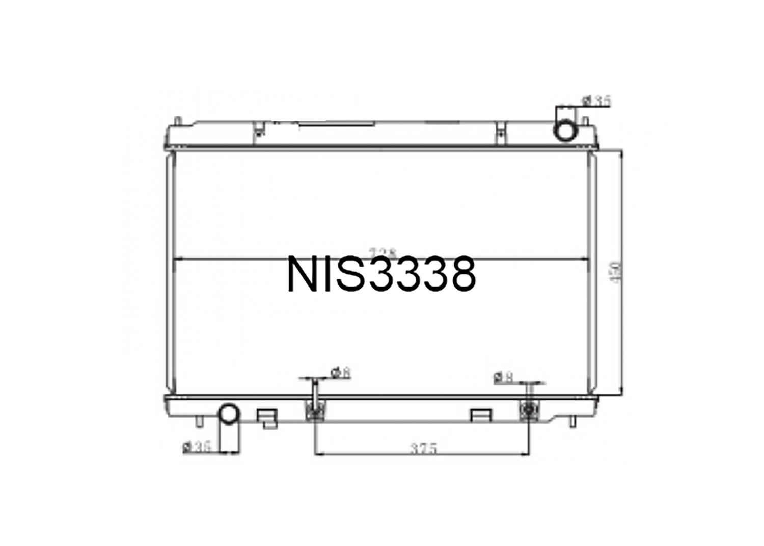Nissan Fuga Y50 V8 Petrol 2004-2009 Radiator | Fenix Radiators – Fenix ...