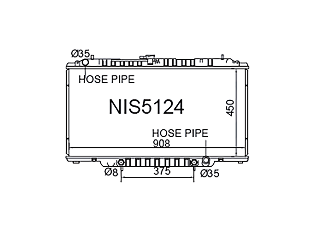 Nissan Patrol / Safari GU Y61 4.5L Petrol 1997-2002 [No Bleed Pipe]