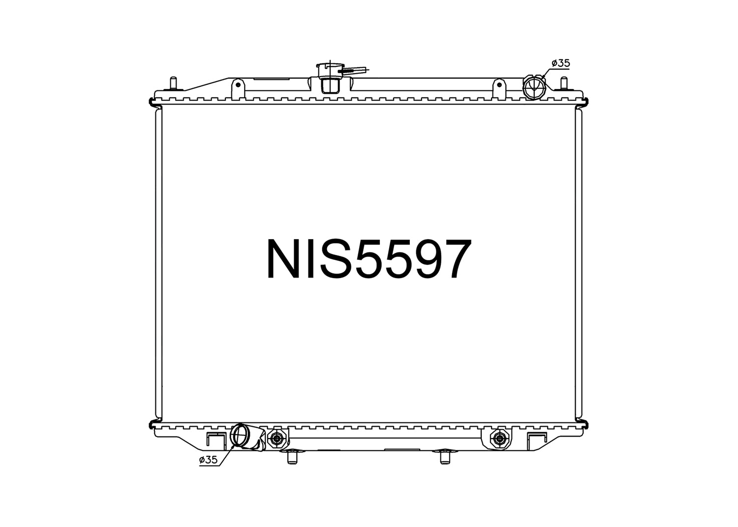 Nissan Mistral / Terrano II R50 3.0L Diesel 2002-2006 Radiator – Fenix ...