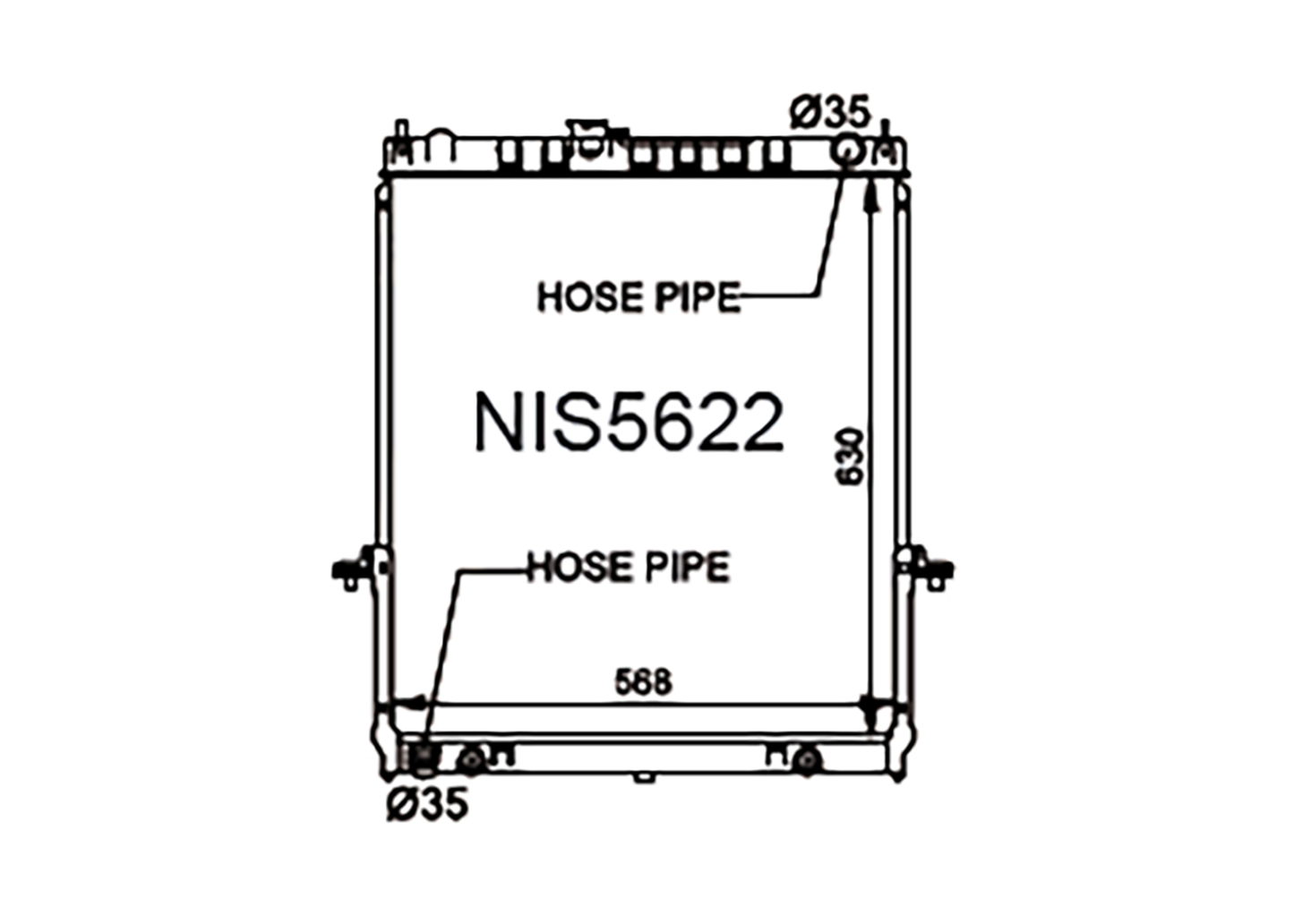 Nissan Patrol / Safari GU Y61 3.0L Diesel 2002-2016 [No Bleed Pipe]