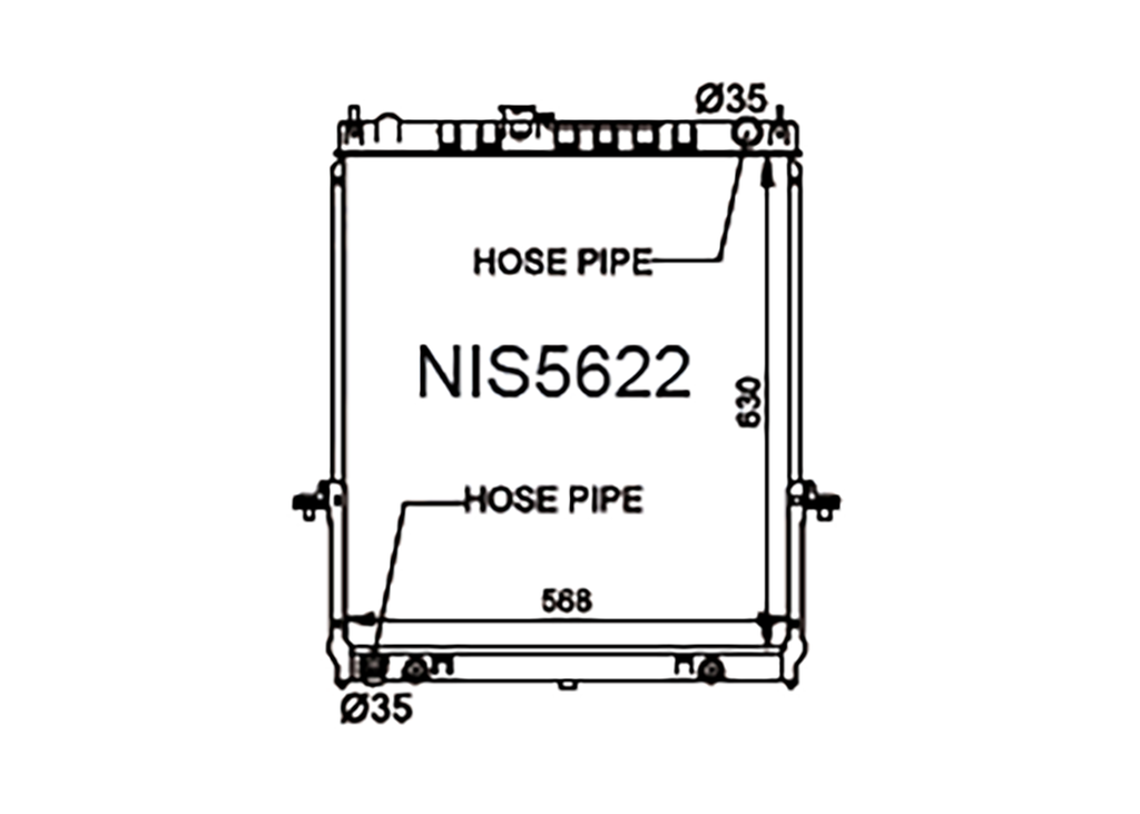 Nissan Patrol / Safari GU Y61 3.0L Diesel 2002-2016 [No Bleed Pipe]