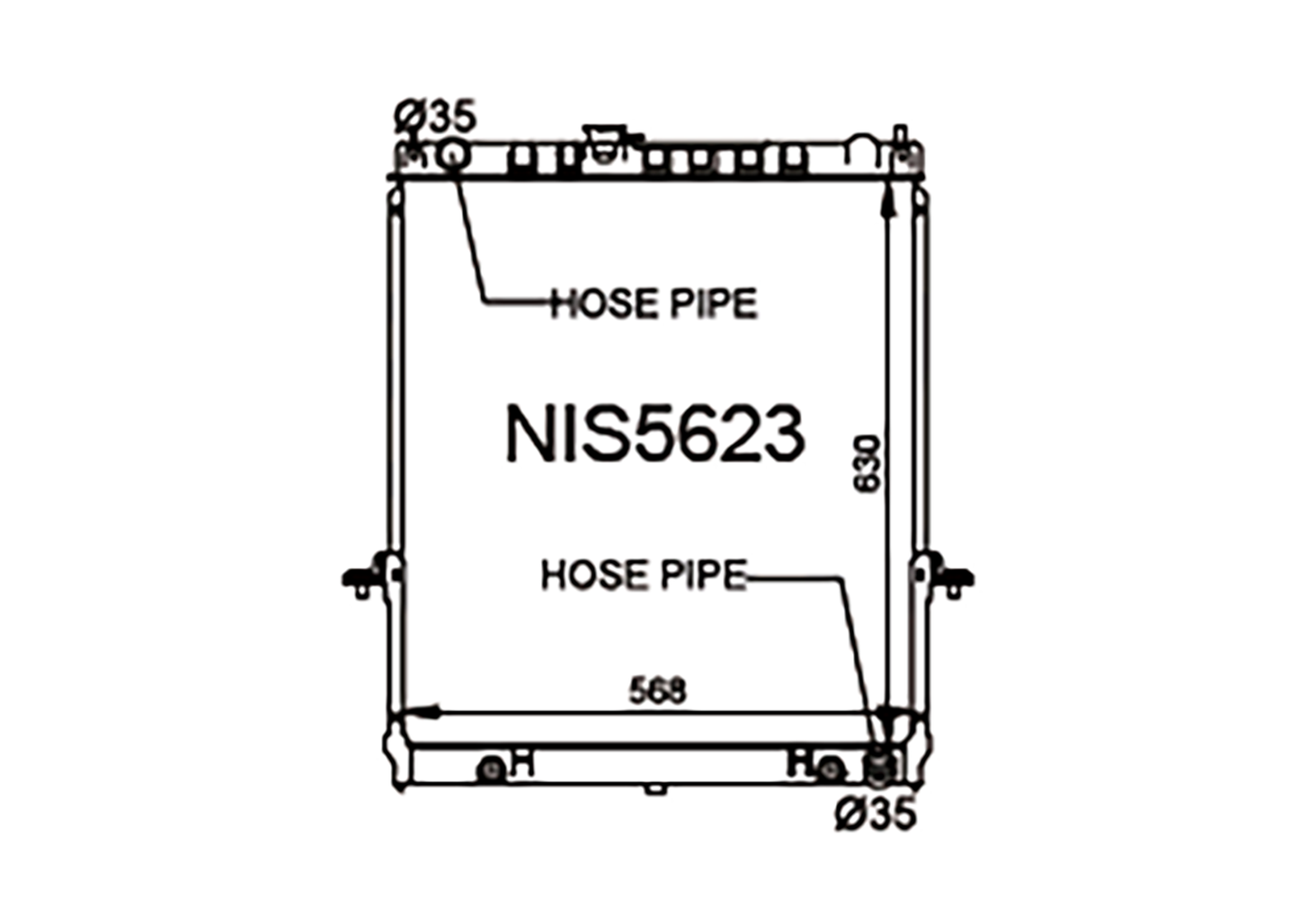 Nissan Patrol / Safari GU Y61 4.8L Petrol 2002-2016 [No Bleed Pipe]