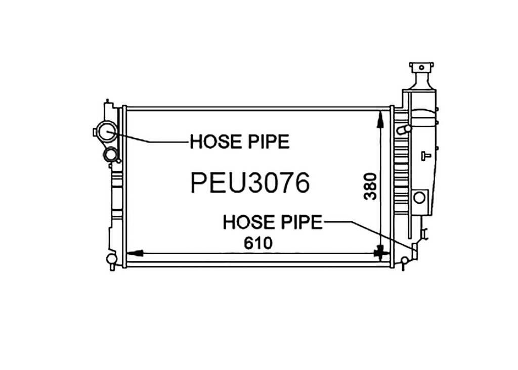 Peugeot 405 Petrol & Diesel 1992-1997 [44mm Pipes]