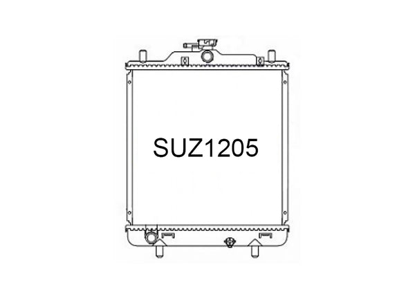 Suzuki Every DA52 / DB52 & Carry DA52 / DB52 / DA62 1999-2005 Radiator ...