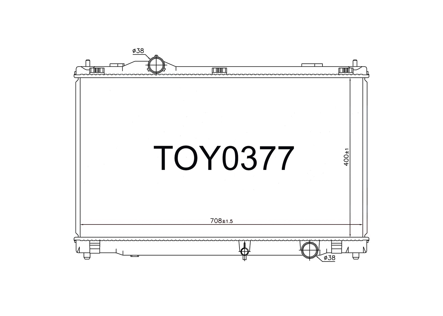 Grx120 Radiator Toyota Mark X GRX120 / 130 2.5L & Crown GRS180 2.5L / 3.0L Petrol 2003 ...