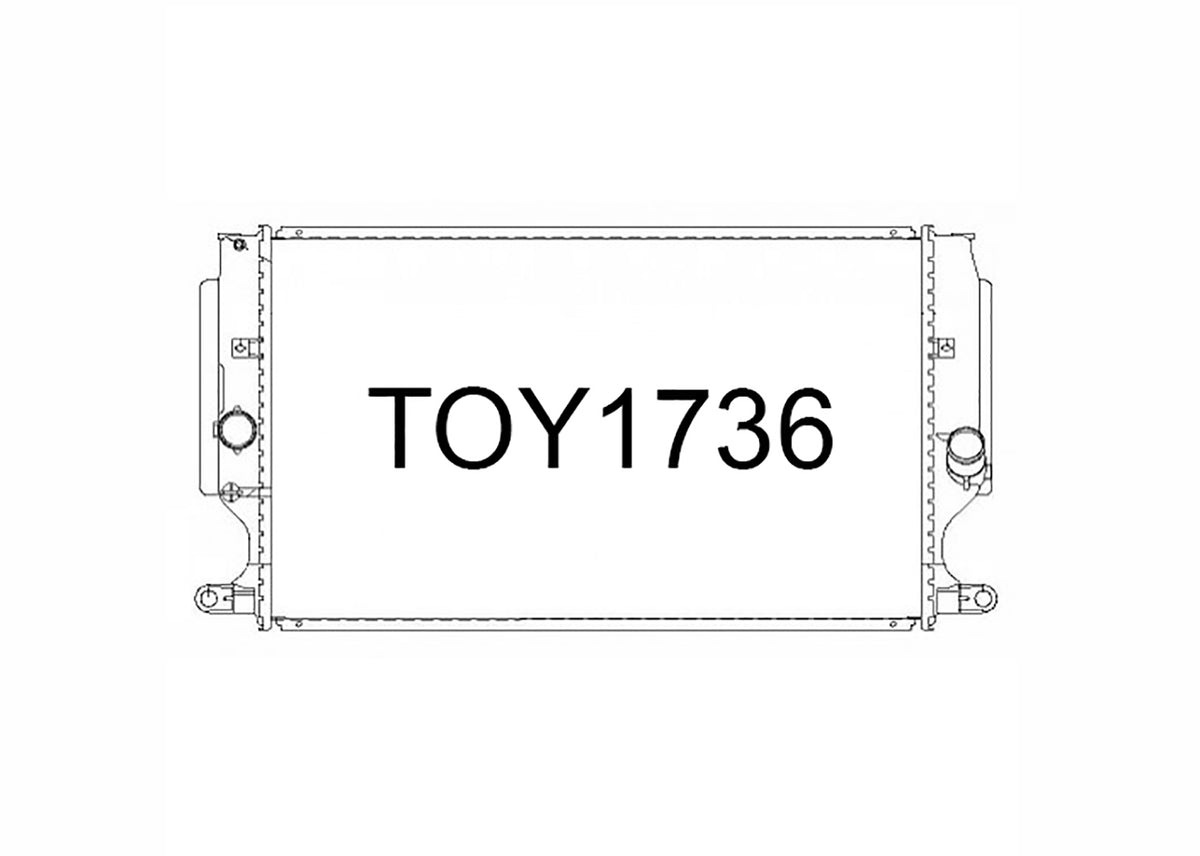 A00726 Radiator Toyota Auris / Blade / Corolla E140 & E150, Avensis T270 & Verso AR20 ...