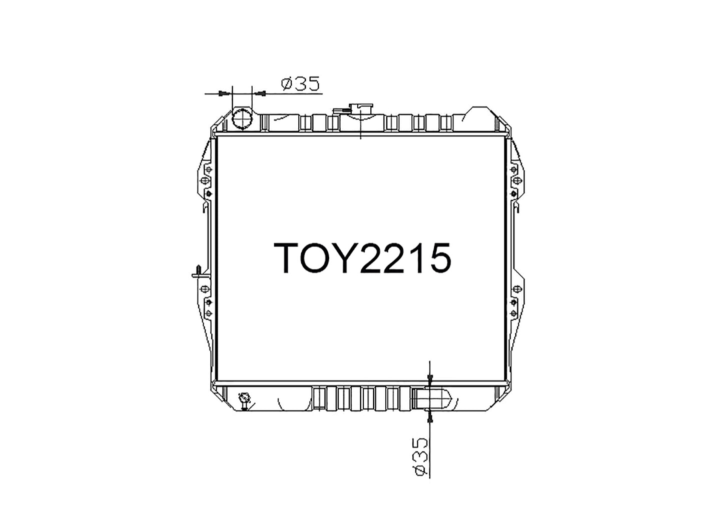 Toyota Hilux RN90 / RN100 2.4L Petrol 1988-1997