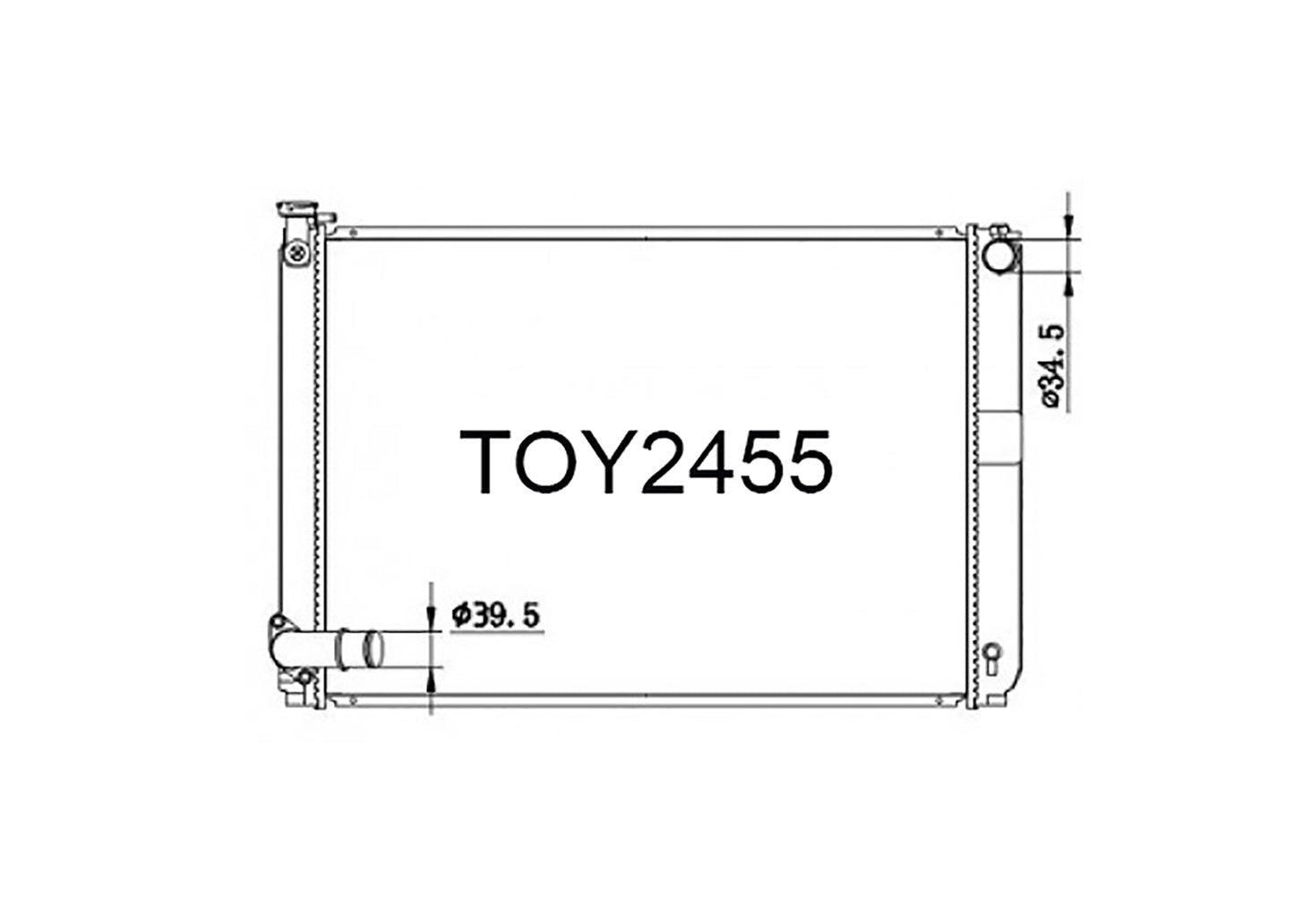 Toyota Harrier MCU30 / KLUGER MHU28 3.3L Hybrid Petrol 2005-2007 [Overflow points Driver side]