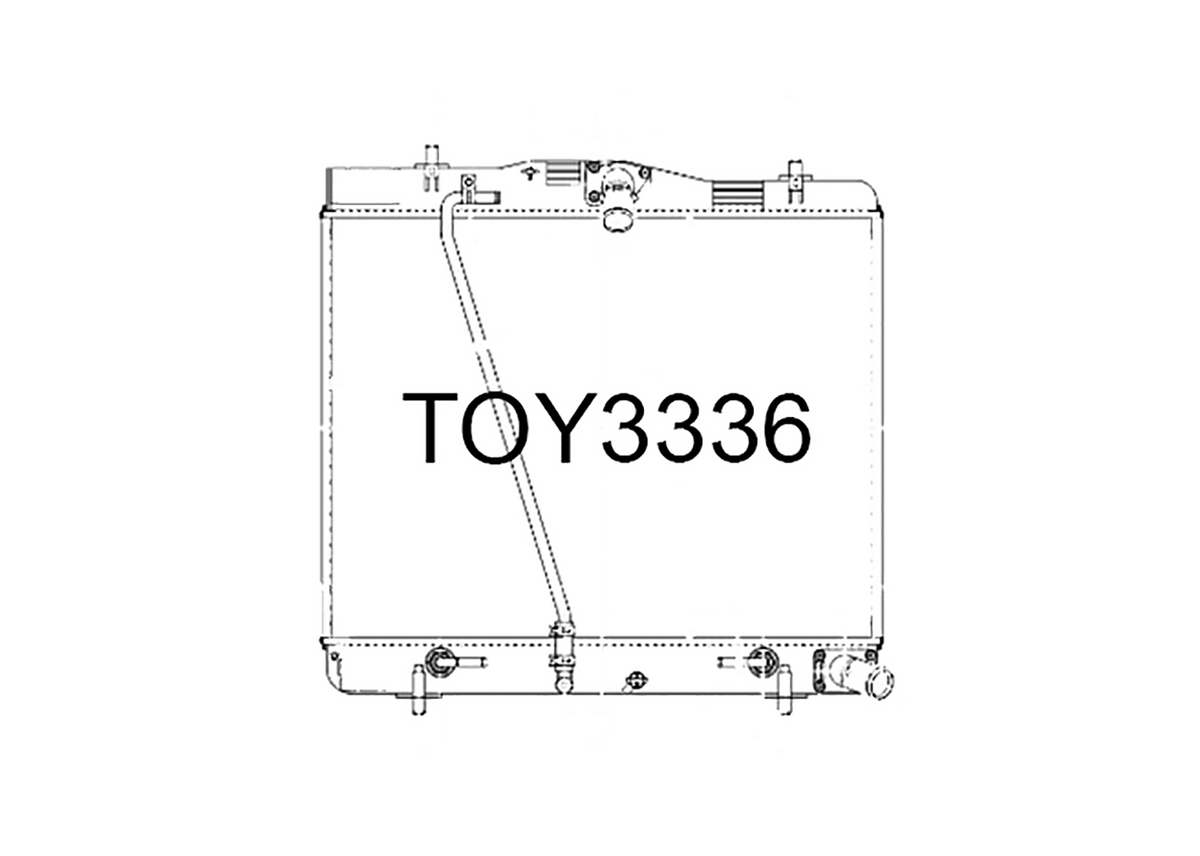 Toyota Hiace KDH200 / GDH206 2.8L & 3.0L Diesel 2011-2019 – Fenix Radiators