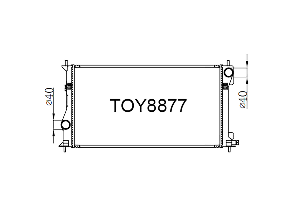 86686 Radiator Toyota GT86 2.0L Petrol 2012-2021 – Fenix Radiators