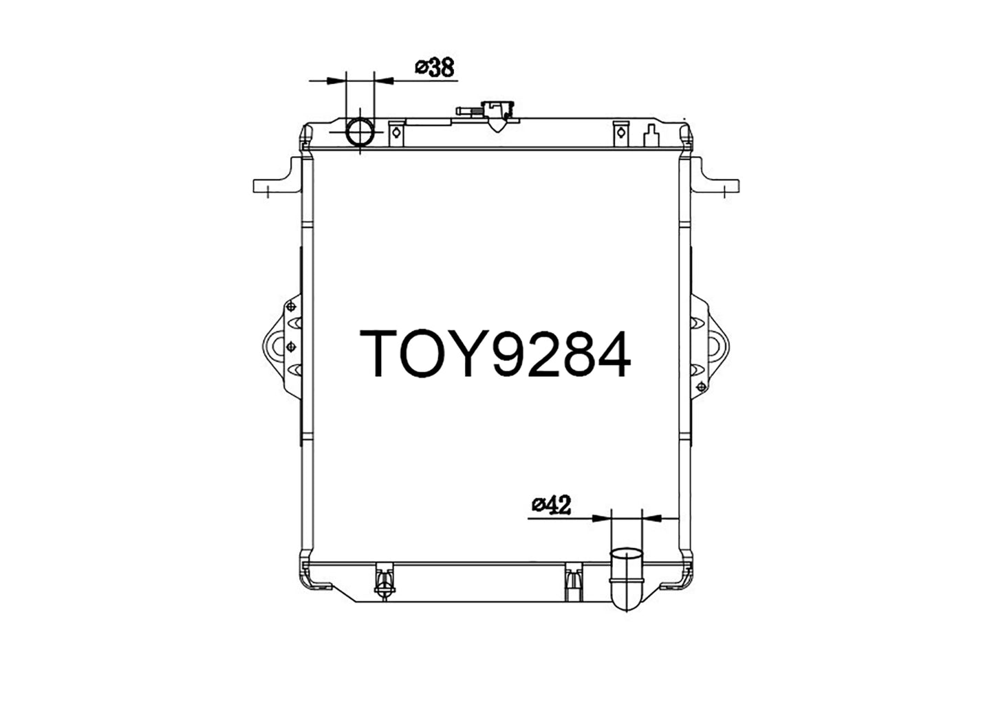 Toyota Land Cruiser HZJ78, HZJ79, HDJ78 & HDJ79 4.2L Diesel 1999-2007 [Tall Core]