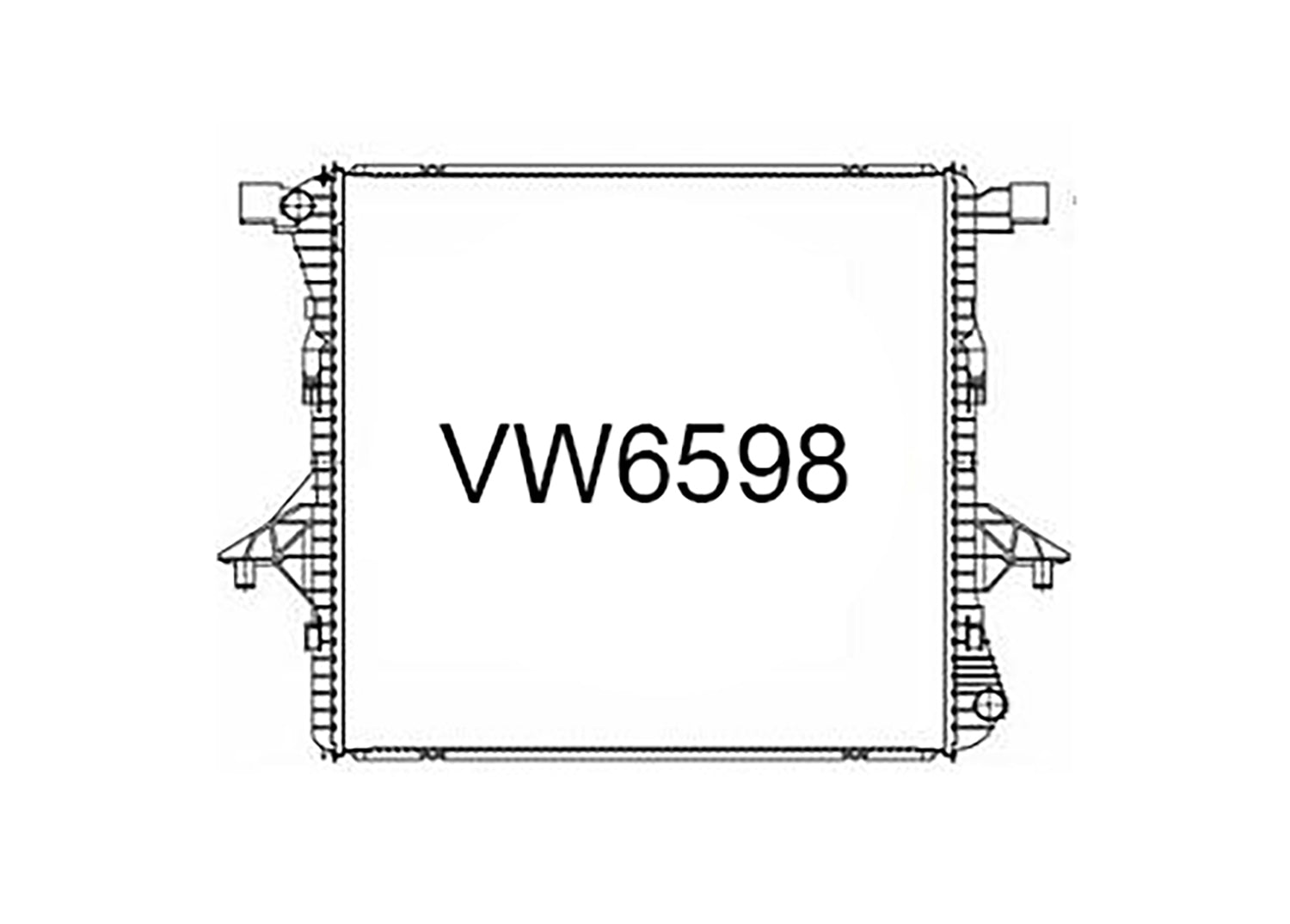 Volkswagen Amarok 2H 2.0L Petrol & Diesel 2010-2022 Radiator | Fenix ...